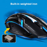Souris de jeu optique filaire Chasing Leopard V17 USB 2400 DPI réglable à quatre vitesses avec motif de ligne et lumière respiratoire LED, longueur : 1,45 m, V17, V17 Jet Black