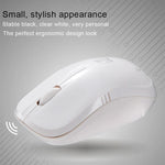 ZGB 101B Souris optique sans fil professionnelle et commerciale 2,4 GHz 1600 DPI, clic silencieux, mini souris silencieuse pour ordinateur portable, PC, distance sans fil : 30 m