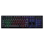 ZGB G20 Clavier d'ordinateur lumineux filaire USB à 104 touches, sensation mécanique, clavier de jeu