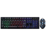 ZGB G20 1600 DPI Kit Clavier à Suspension Rétro-Éclairé Mécanique Filaire Professionnel + Souris Optique pour Ordinateur Portable, PC