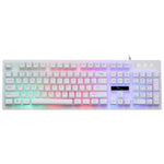 ZGB G20 1600 DPI Kit Clavier à Suspension Rétro-Éclairé Mécanique Filaire Professionnel + Souris Optique pour Ordinateur Portable, PC