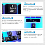 Kit clavier à suspension mécanique rétroéclairé coloré ZGB G21 1600 DPI filaire professionnel + souris optique pour ordinateur portable, PC