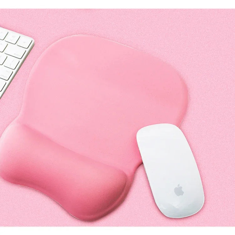 Tapis de souris MONTIAN MF-01 ovale en coton à mémoire de forme à rebond lent et doux pour le poignet