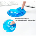 MONTIAN 2 PCS Support de poignet de souris en silicone transparent en forme de cœur, livraison de couleur aléatoire, en forme de cœur