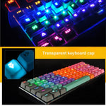 Capuchons de touches translucides en ABS, clavier mécanique OEM haut de gamme, clavier universel pour jeux, bleu, violet, rouge, blanc, jaune, noir, orange, rose, gris