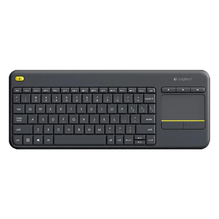 Clavier sans fil Logitech K400 Plus avec pavé tactile 2,4 GHz, portée sans fil : 10 m, Logitech K400 Plus