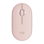 Souris optique sans fil Bluetooth Logitech Pebble de forme galet, fine, 3 boutons, 1000 DPI, silencieuse, portée sans fil : 10 m
