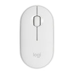 Souris optique sans fil Bluetooth Logitech Pebble de forme galet, fine, 3 boutons, 1000 DPI, silencieuse, portée sans fil : 10 m