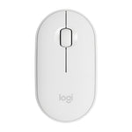 Souris optique sans fil Bluetooth Logitech Pebble de forme galet, fine, 3 boutons, 1000 DPI, silencieuse, portée sans fil : 10 m