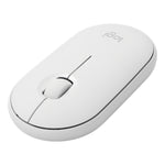 Souris optique sans fil Bluetooth Logitech Pebble de forme galet, fine, 3 boutons, 1000 DPI, silencieuse, portée sans fil : 10 m