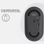 Souris optique sans fil Bluetooth Logitech Pebble de forme galet, fine, 3 boutons, 1000 DPI, silencieuse, portée sans fil : 10 m