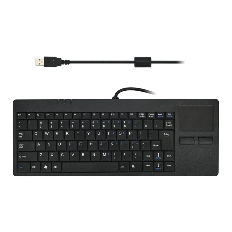 Clavier d'ordinateur filaire ultra-plat 82 touches avec pavé tactile MC-818