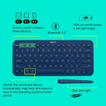 Clavier Bluetooth sans fil multi-dispositifs portable Logitech K380, K380