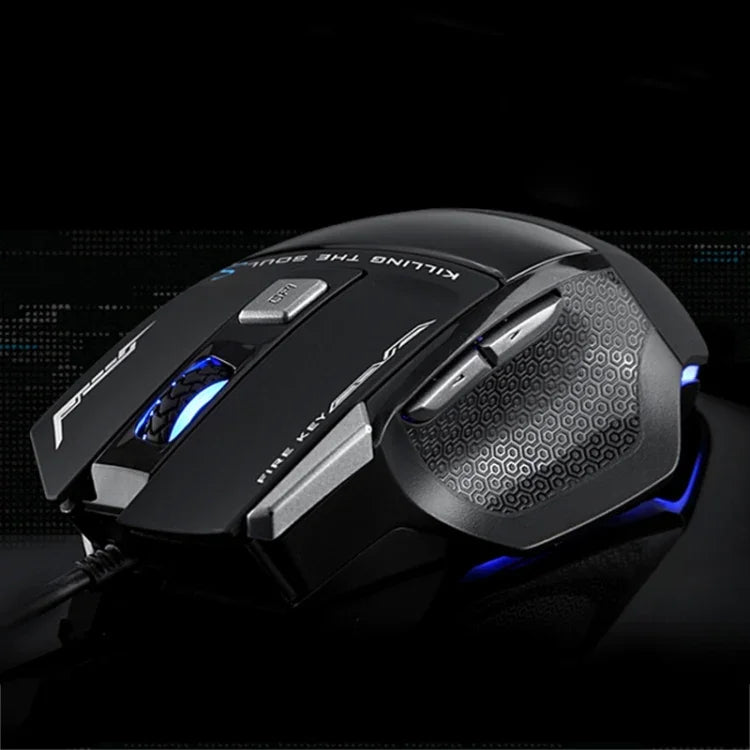 Souris de jeu filaire USB optique AULA Series SoulKiller II Lumière colorée 7D, résolution maximale de 3500 DPI, SoulKiller II(B)
