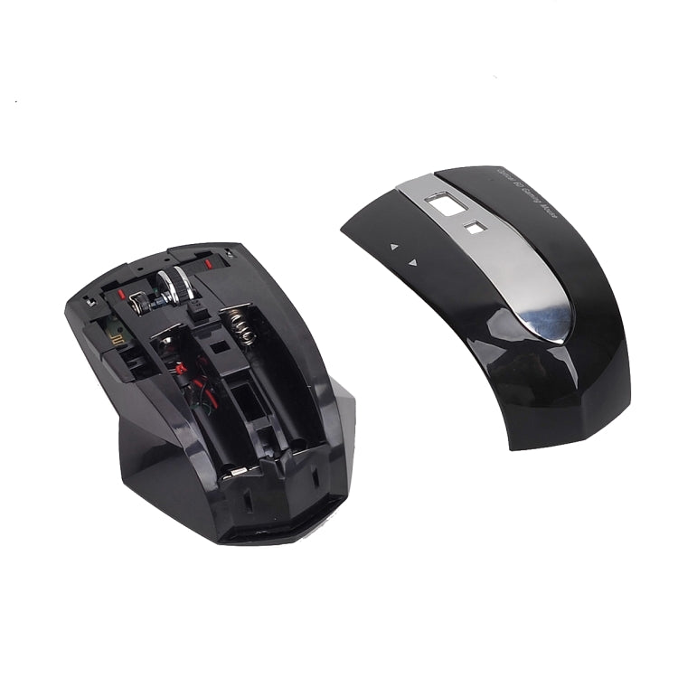 MZ-011 Souris optique sans fil rechargeable 2,4 GHz 1600 DPI avec fonction HUB, Noir, Noir Argent, Blanc + Bleu Royal, Blanc Perle, Bleu, Argent