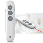 Stylo télécommande rechargeable sans fil Doosl DSIT007 2.4GHz pour présentation Powerpoint, distance de contrôle : 10m (blanc), DSIT007