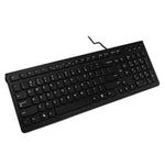 Clavier filaire simple ultra-fin Lenovo K5819 Office, K5819 (Noir)