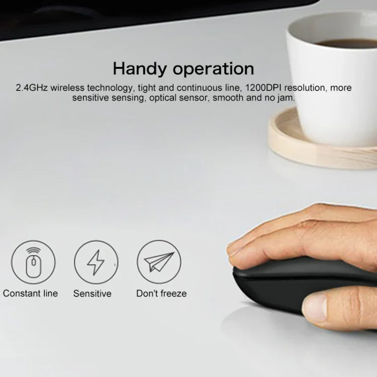 Souris sans fil simple classique Lenovo thinkplus WL100, WL100