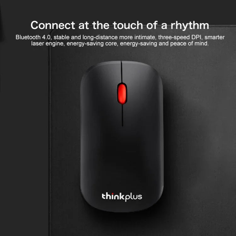 Souris sans fil portable Lenovo thinkplus Bluetooth 4.0, Souris Bluetooth