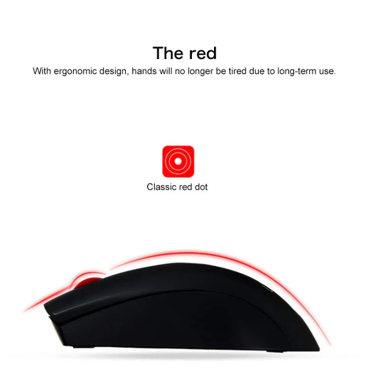 Souris sans fil Lenovo M120 Pro Fashion Office Red Dot, souris sans fil M120 Pro