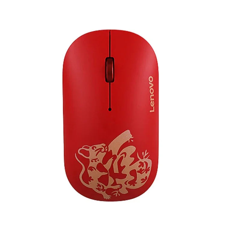 Souris sans fil portable légère et silencieuse Lenovo Air Handle, version Blessing Mouse, Souris sans fil, version Blessing Mouse