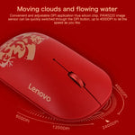 Souris sans fil portable légère et silencieuse Lenovo Air Handle, version Blessing Mouse, Souris sans fil, version Blessing Mouse