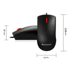 Souris filaire Lenovo M120 Pro Fashion Office Red Dot, souris filaire M120 Pro