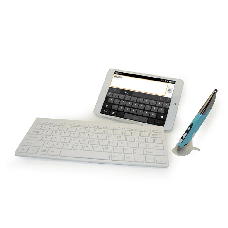 KM-909 Clavier multimédia sans fil 2,4 GHz + Souris stylo optique sans fil avec récepteur USB pour ordinateur PC portable, couleur de la souris stylo aléatoire, clavier KM-909 + souris stylo (blanc), clavier KM-909 + souris stylo (noir)
