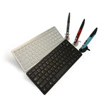KM-808 Clavier Multimédia Sans Fil 2,4 GHz + Souris Stylo Optique Sans Fil avec Récepteur USB pour Ordinateur PC Portable, Couleur de la Souris Stylo Aléatoire, Clavier KM-808 + Souris Stylo (Blanc), Clavier KM-808 + Souris Stylo (Noir)