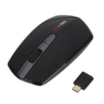 Souris optique sans fil 4 boutons MCSaite MC-369AG USB-C / Type-C 1600 DPI avec vitesse réglable sur trois niveaux