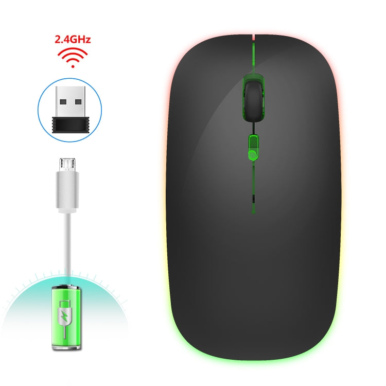 Souris sans fil silencieuse colorée 2.4G 4 boutons HXSJ M40