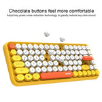 Clavier sans fil Ajazz 308I pour tablette, téléphone portable, ordinateur et bureau, noir