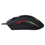 Souris optique ergonomique filaire HXSJ A869 colorée lumineuse 7 boutons 3200 DPI réglable, A869