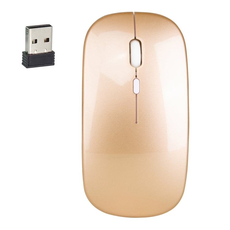 Souris optique silencieuse HXSJ M80 sans fil 2.4GHz 1600DPI à trois vitesses réglables, argent, blanc, noir, gris, or, or rose