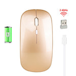 Souris optique silencieuse HXSJ M80 sans fil 2.4GHz 1600DPI à trois vitesses réglables, argent, blanc, noir, gris, or, or rose