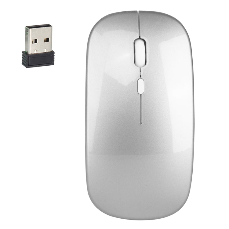Souris optique silencieuse HXSJ M80 sans fil 2.4GHz 1600DPI à trois vitesses réglables, argent, blanc, noir, gris, or, or rose