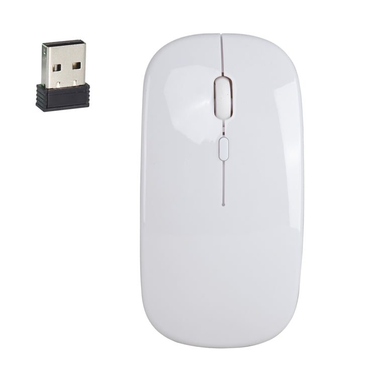 Souris optique silencieuse HXSJ M80 sans fil 2.4GHz 1600DPI à trois vitesses réglables, argent, blanc, noir, gris, or, or rose