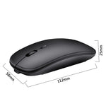 Souris optique silencieuse HXSJ M80 sans fil 2.4GHz 1600DPI à trois vitesses réglables, argent, blanc, noir, gris, or, or rose