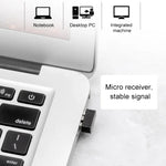 Souris Gamer Sans Fil Mute ET X-08 7 Touches 2400DPI 2.4G avec Récepteur USB et Rétroéclairage Coloré