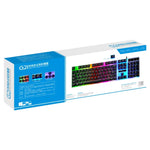 Chasing Leopard G21 Clavier filaire étanche avec 104 touches USB, capuchons de touches ronds flottants, style punk, rétroéclairage coloré, sensation mécanique, longueur : 1,3 m