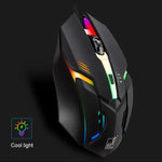 Souris de jeu optique filaire Chasing Leopard K2 USB avec rétroéclairage LED 1600 DPI et trois vitesses réglables, longueur: 1,3 m, K2
