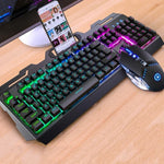 Ensemble Clavier Souris Gaming YINDIAO V2 Silencieux Sensation Mécanique