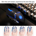 Ensemble Clavier Souris Gaming YINDIAO V2 Silencieux Sensation Mécanique