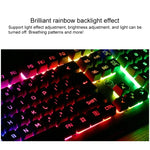 Ensemble Clavier Souris Gaming YINDIAO V2 Silencieux Sensation Mécanique