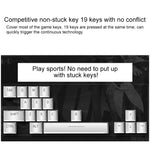 Ensemble Clavier Souris Gaming YINDIAO V2 Silencieux Sensation Mécanique