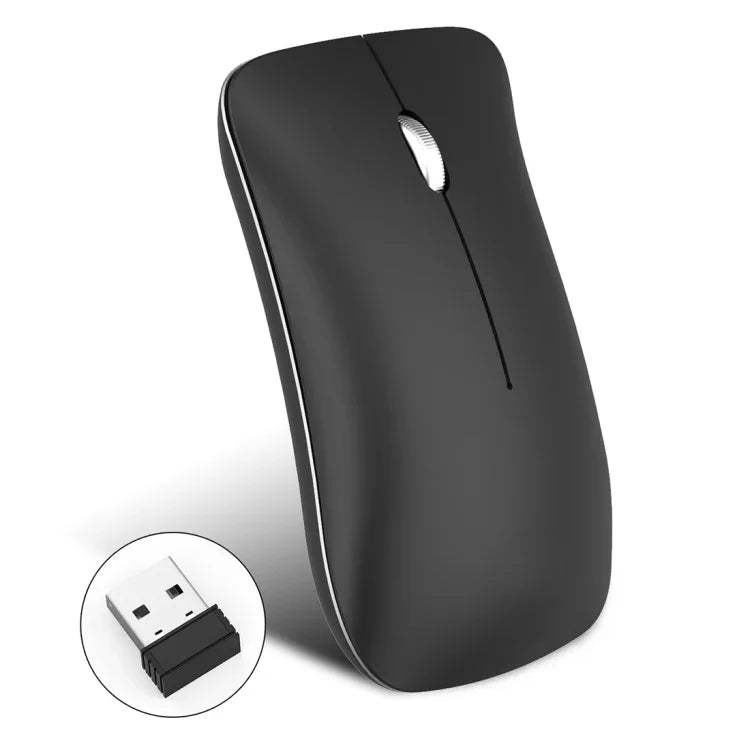 HXSJ T23 Bluetooth 5.0 + Bluetooth 3.0 + 2.4 GHz Sans Fil Trois Modes 4 Boutons 1600 DPI Réglable Ergonomique Souris Optique, T23 Noir