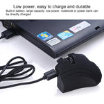 Souris GM306DM Bluetooth + 2,4 GHz double mode sans fil rechargeable à anneau de doigt