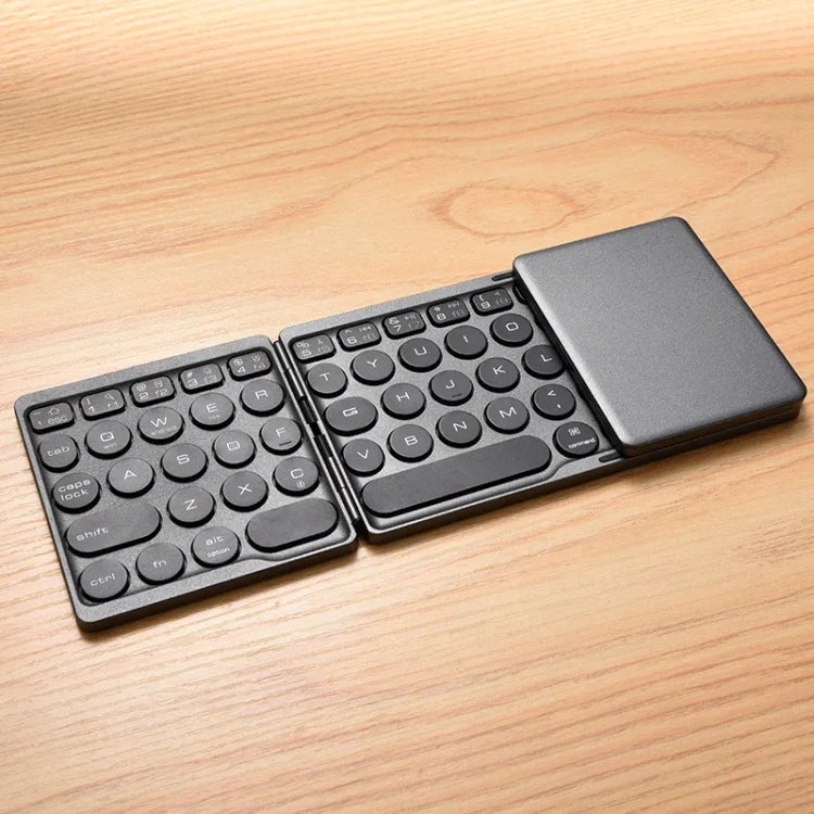 Clavier Bluetooth sans fil pliable et rechargeable GK408 avec pavé tactile, compatible Android / iOS / Windows