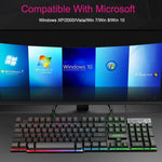 Clavier de jeu filaire USB à capuchons flottants et rétroéclairage lumineux iMICE AK-600, rétroéclairage lumineux (noir)