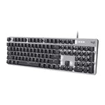 Clavier filaire mécanique rétroéclairé Logitech K845 CHERRY Blue Axis, longueur du câble : 1,8 m, CHERRY Blue Axis